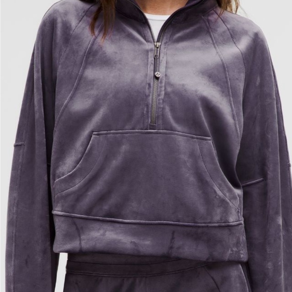 Lululemon velvet scuba half zip, brand new with tags size xl/xxl.